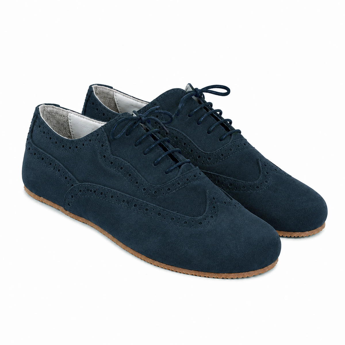 Nubuck Barefoot Moccasin Shoes – Rubber Sole – Jeans