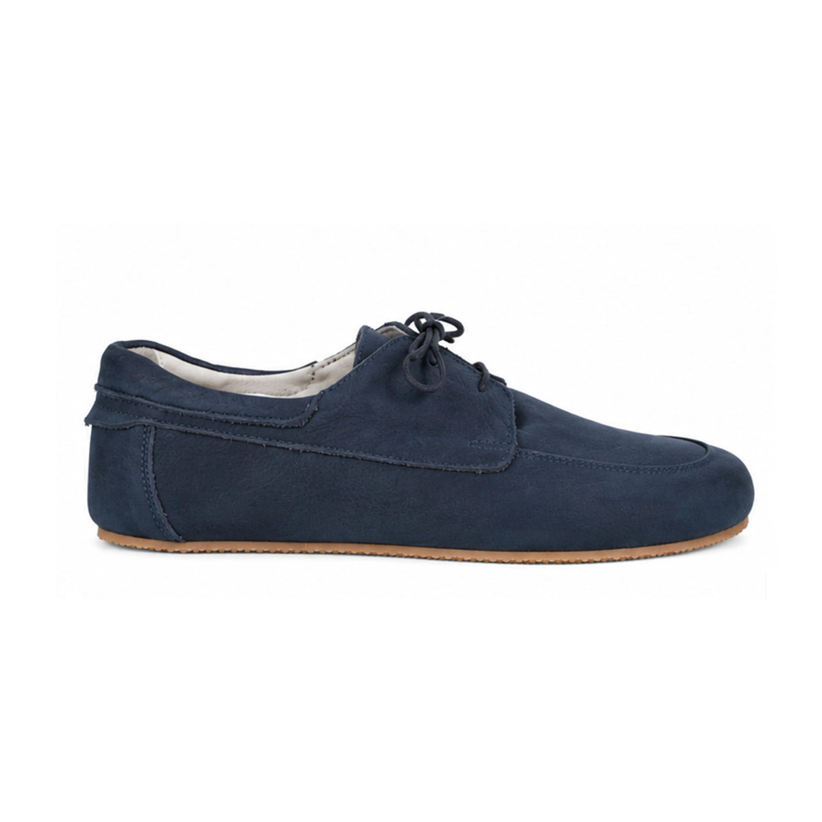 Nubuck Barefoot Laces Penny Loafer Shoes – Rubber Sole – Jeans