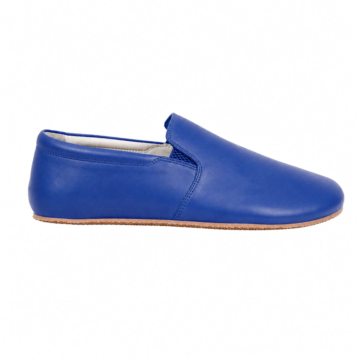 Smooth Barefoot Slip-On Shoes – Rubber Sole – Bright Blue