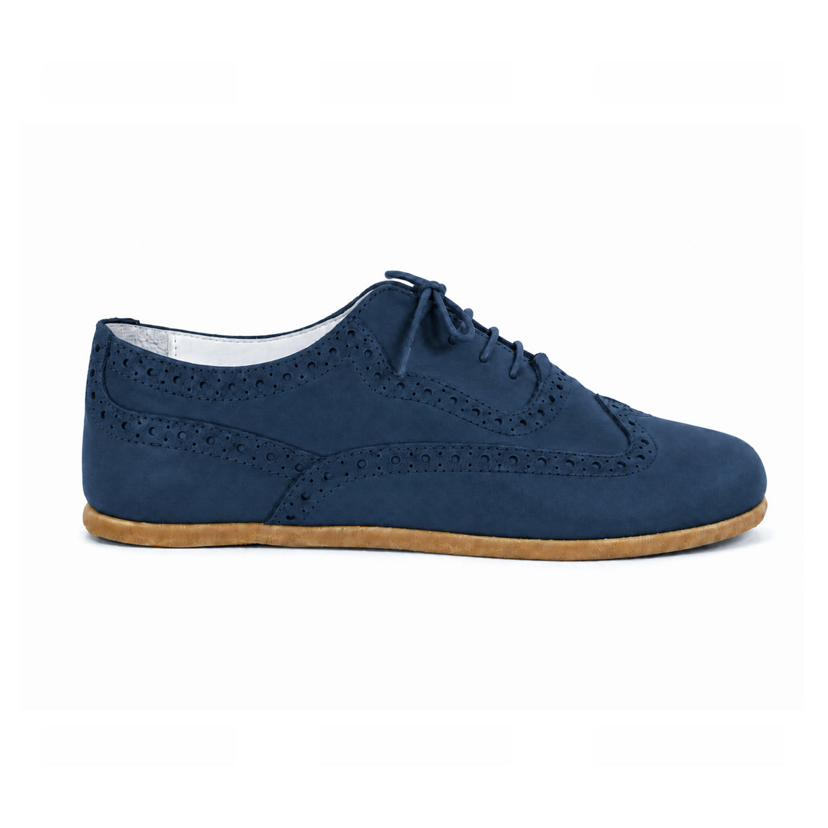 Nubuck Barefoot Moccasin Shoes – Classic Sole — Leather Sole – Jeans