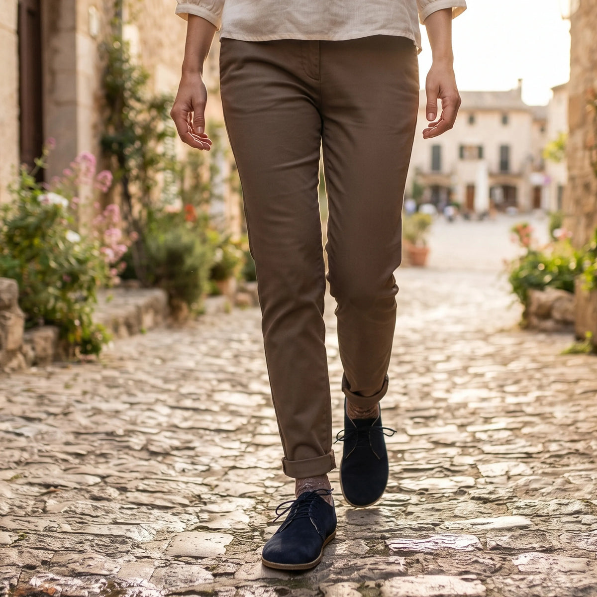 Suede Barefoot Oxford Shoes – Classic Sole — Leather Sole – Navy Blue