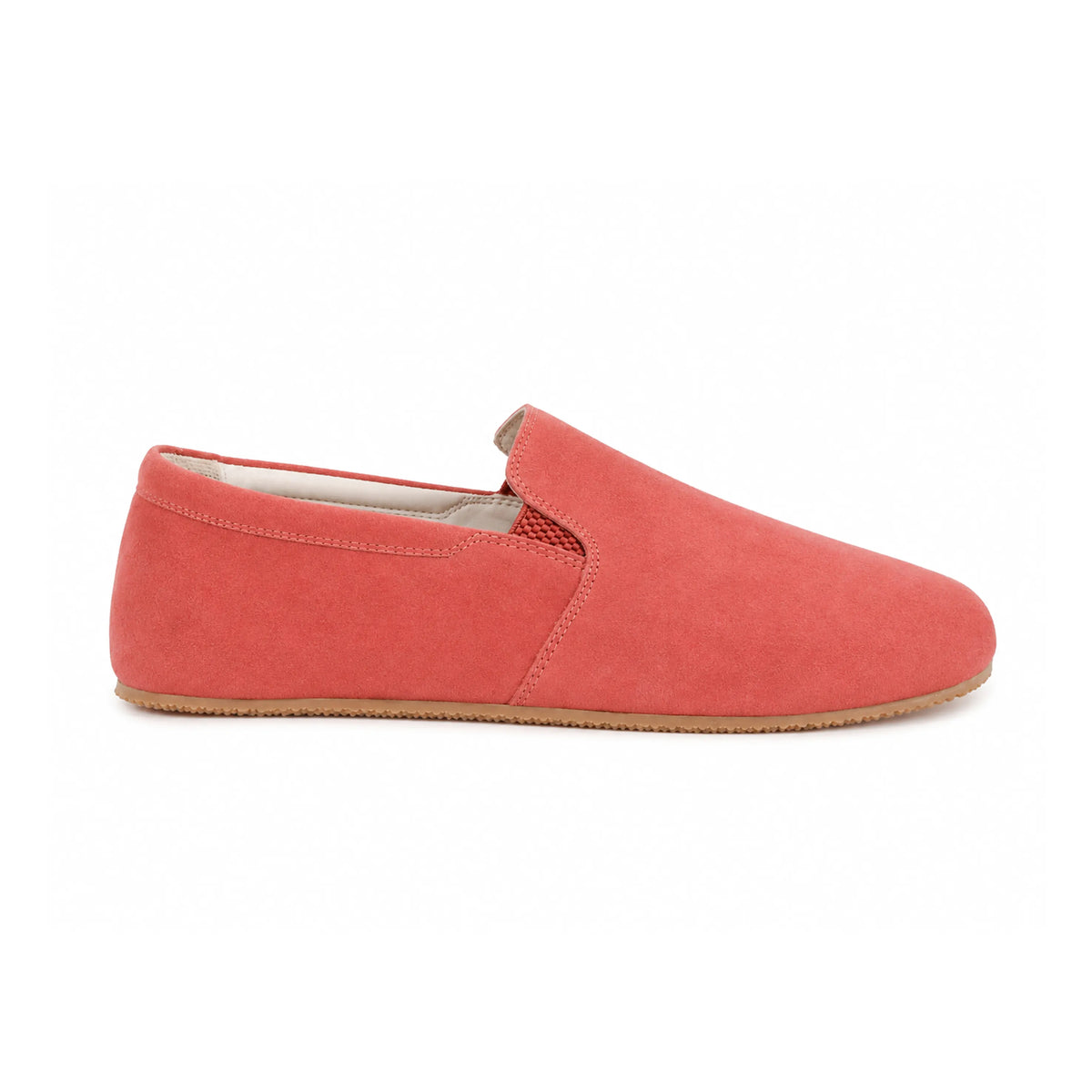 Suede Barefoot Slip-On Shoes – Rubber Sole – Pink