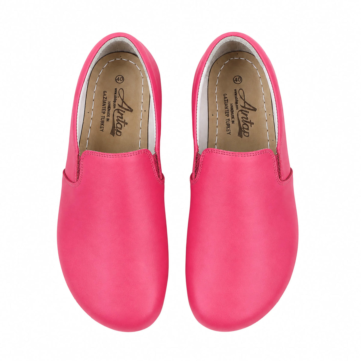 Smooth Barefoot Slip-On Shoes – Rubber Sole – Fuscia
