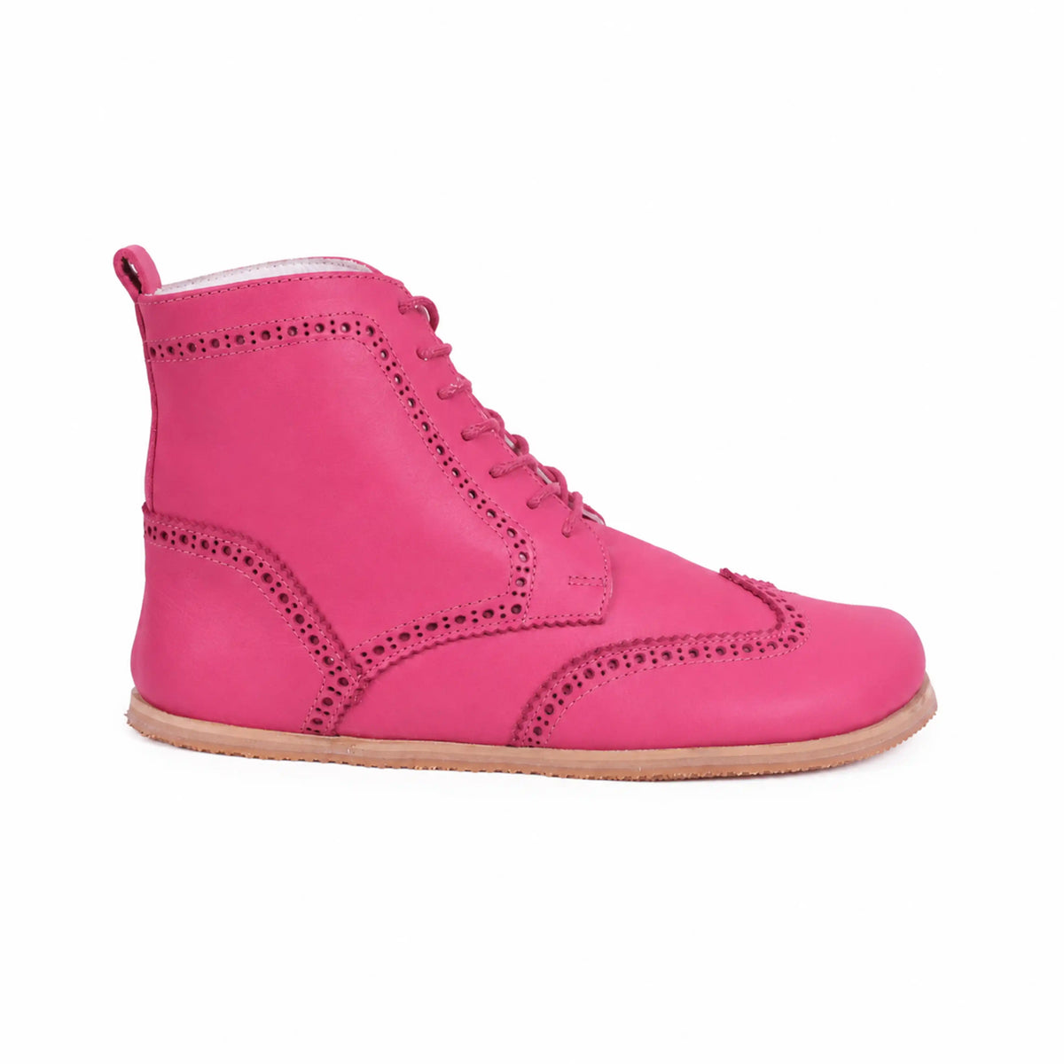 Smooth Barefoot Moccasin Boots Shoes – Eva Outsole – Fuscia