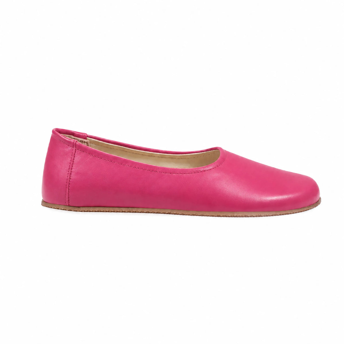 Smooth Barefoot Ballet Shoes – Rubber Sole – Fuscia