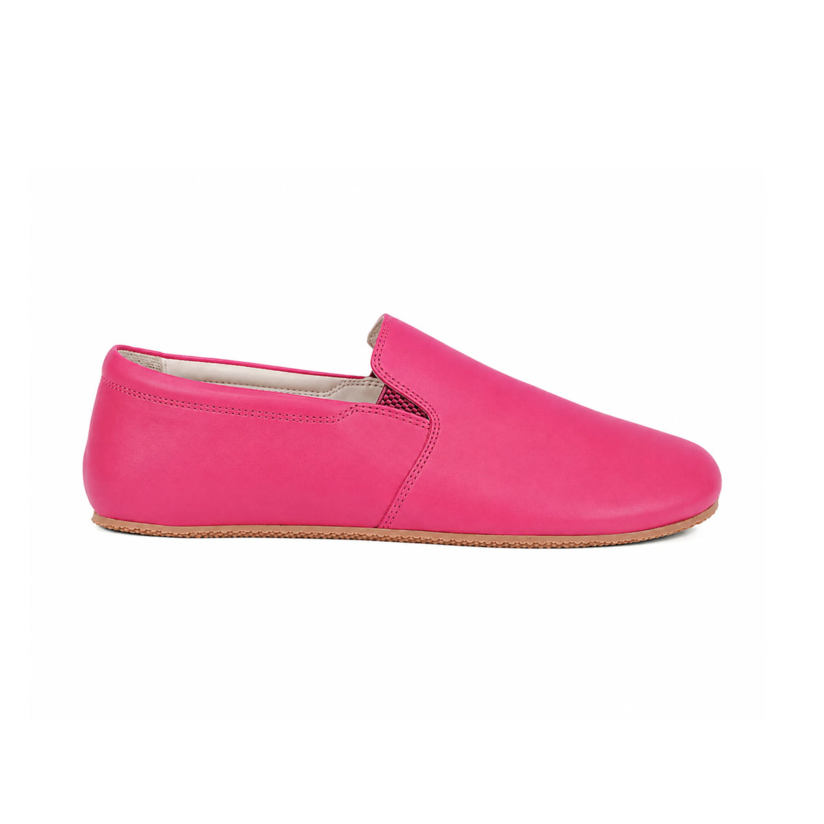 Smooth Barefoot Slip-On Shoes – Rubber Sole – Fuscia