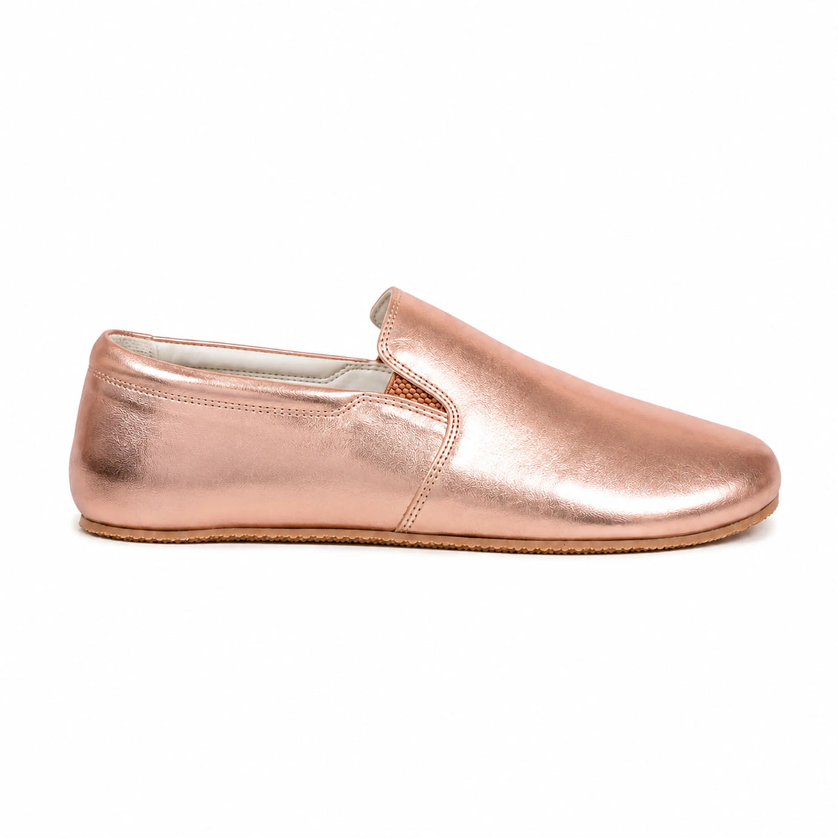 Bright Barefoot Slip-On Shoes – Rubber Sole – Rose Gold