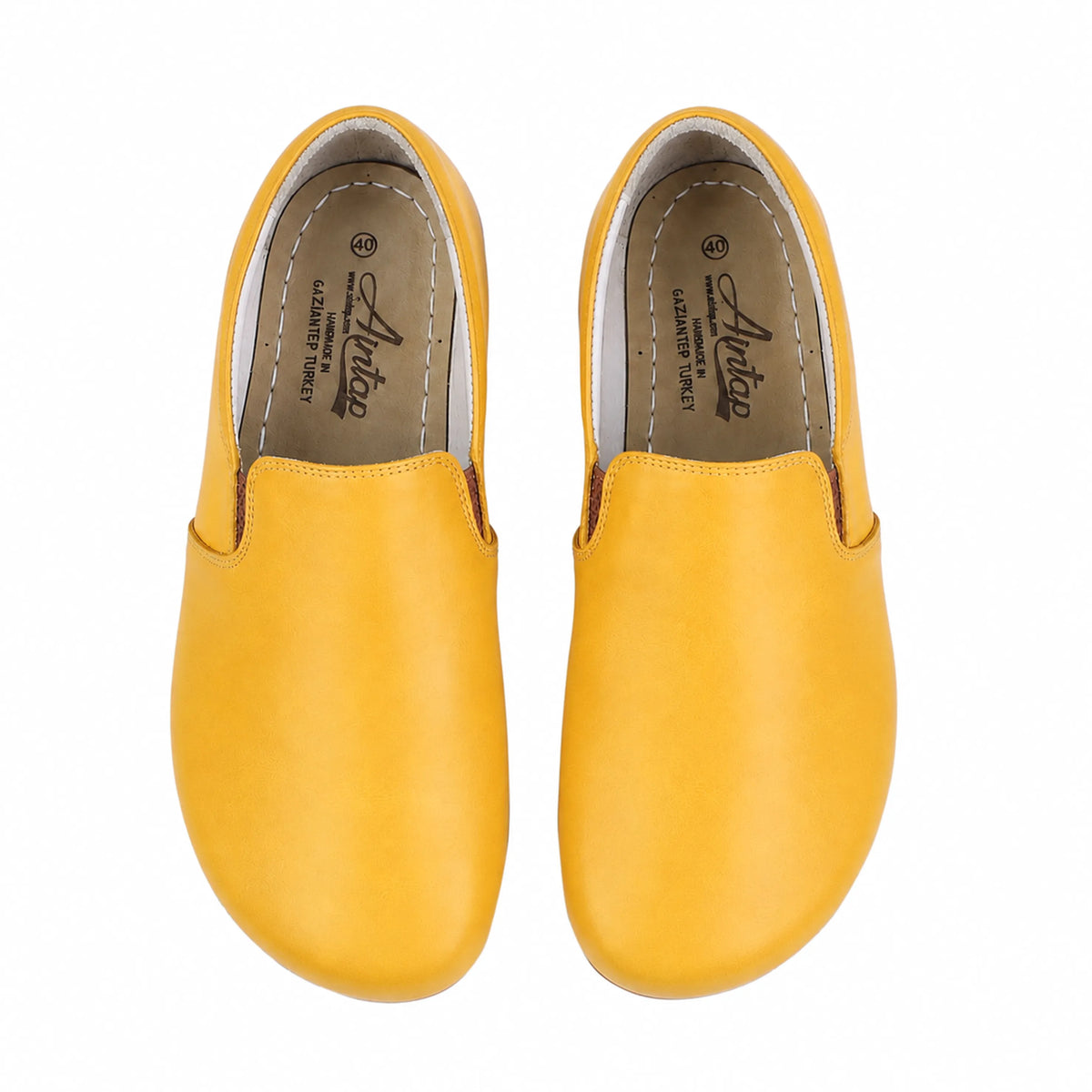 Smooth Barefoot Slip-On Shoes – Rubber Sole – Yellow