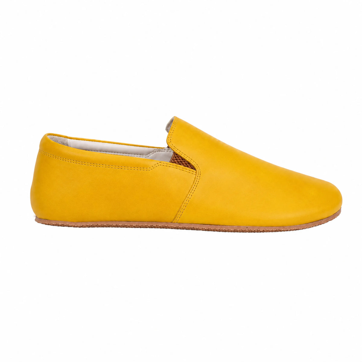 Smooth Barefoot Slip-On Shoes – Rubber Sole – Yellow