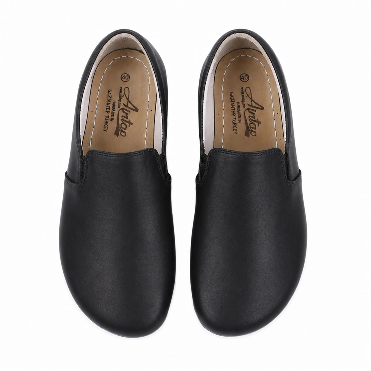 Smooth Barefoot Slip-On Shoes – Rubber Sole – Black