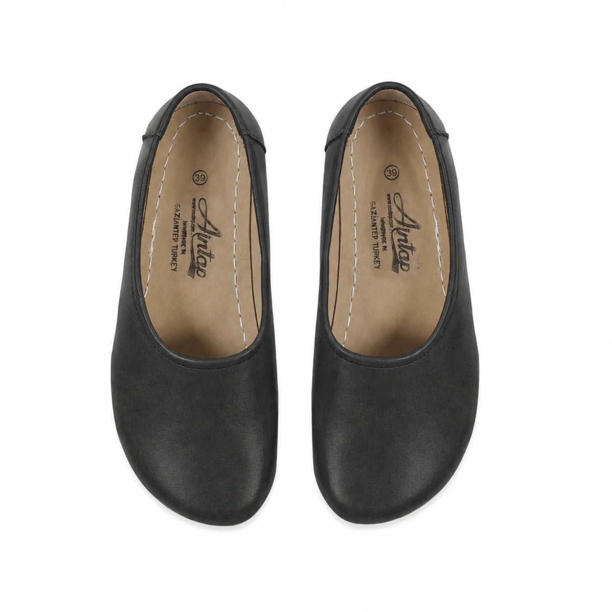 Crazy Barefoot Ballet Shoes – Rubber Sole – Black