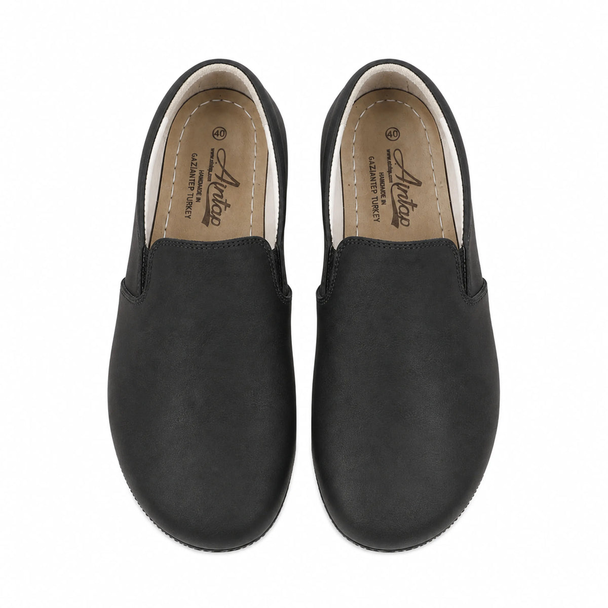 Crazy Barefoot Slip-On Shoes – Rubber Sole – Black