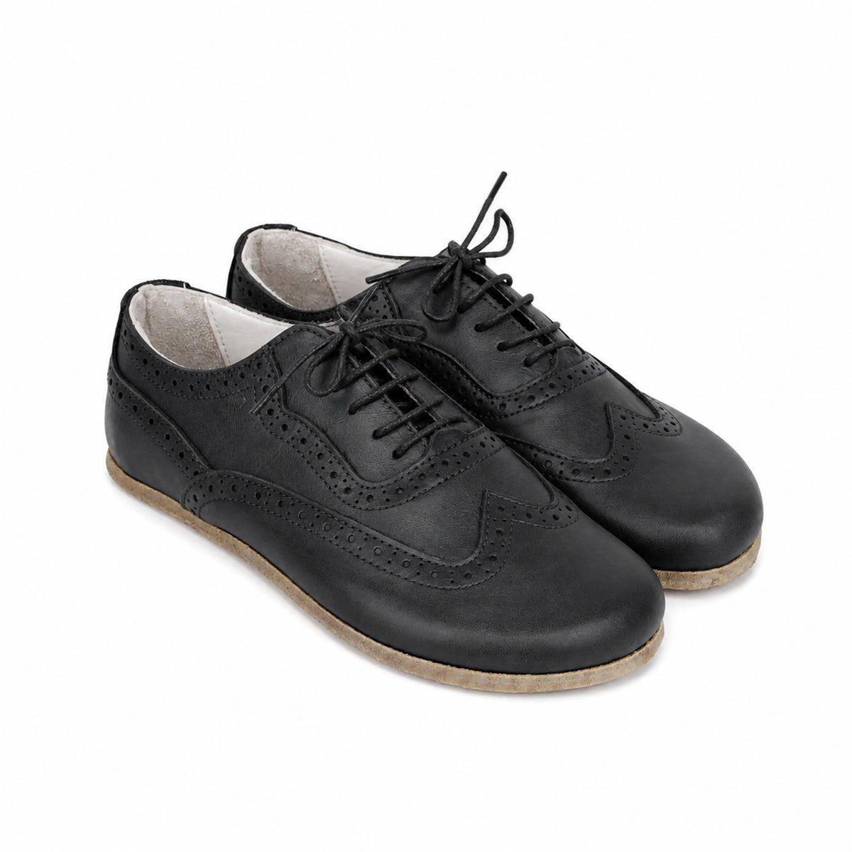 Crazy Barefoot Moccasin Shoes – Classic Sole — Leather Sole – Black