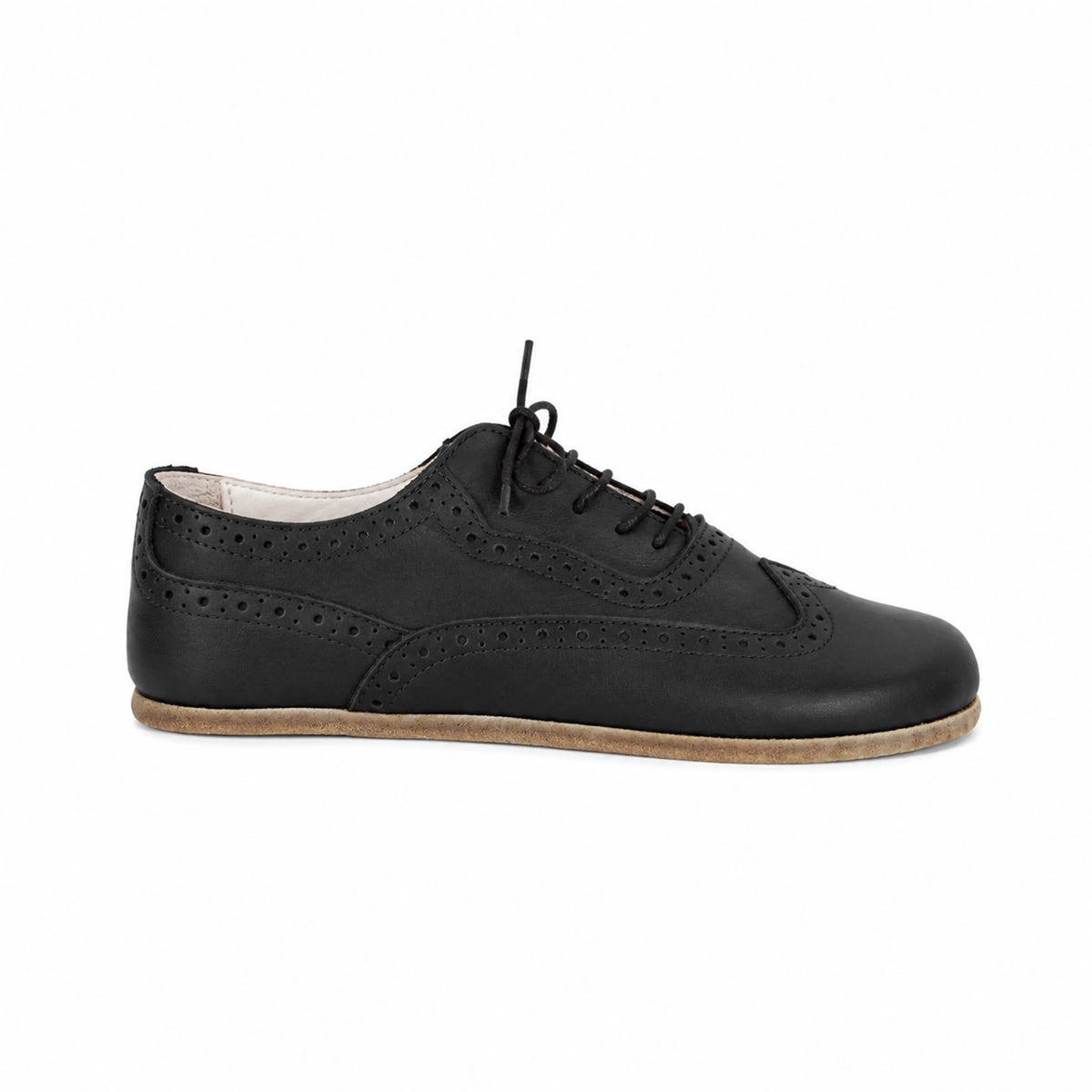 Crazy Barefoot Moccasin Shoes – Classic Sole — Leather Sole – Black