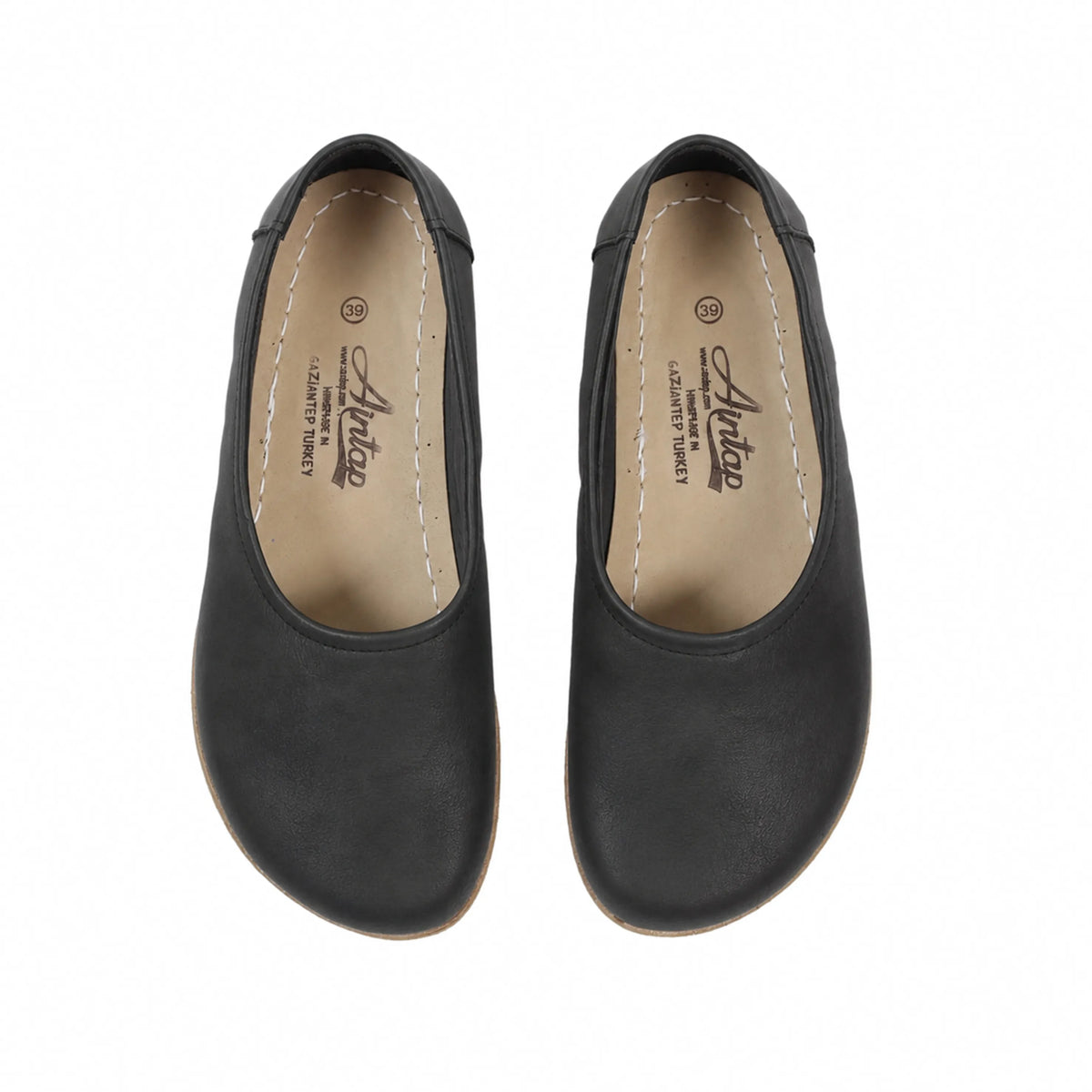 Crazy Barefoot Ballet Shoes – Classic Sole — Leather Sole – Black