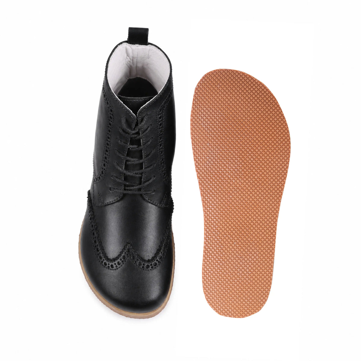 Smooth Barefoot Moccasin Boots Shoes – Eva Outsole – Black