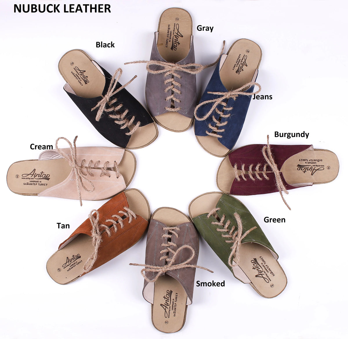 Nubuck Barefoot Laces Sandals Shoes – Classic Sole — Leather Sole – Cream