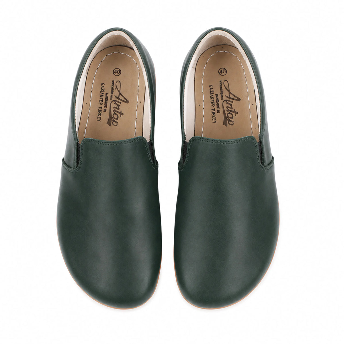 Smooth Barefoot Slip-On Shoes – Rubber Sole – Green