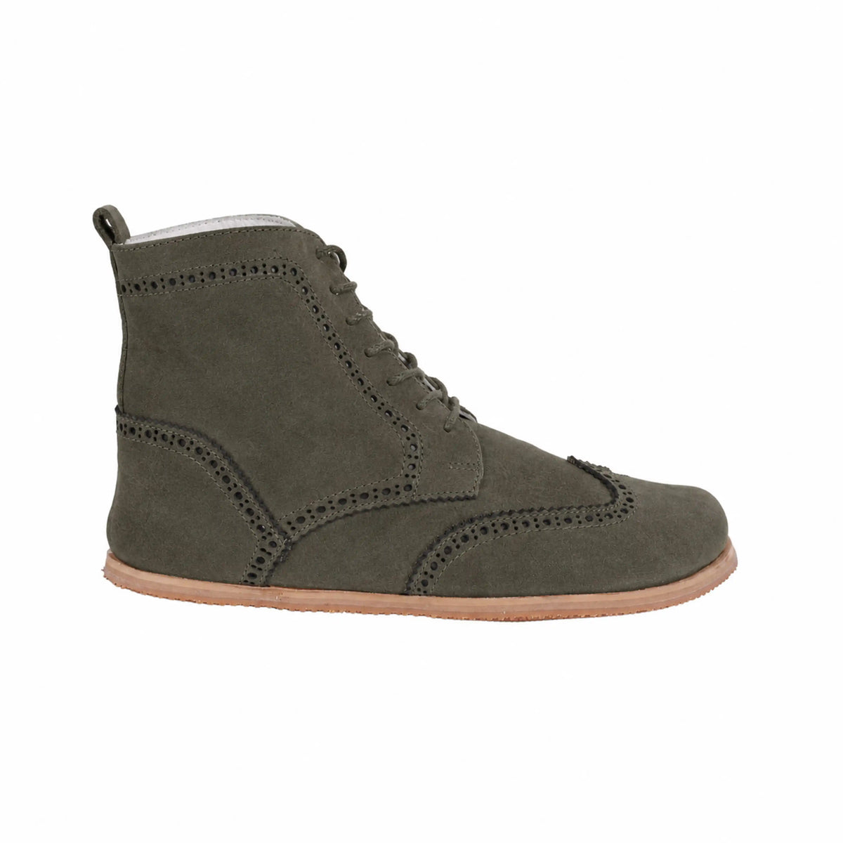 Suede Barefoot Moccasin Boots Shoes – Eva Outsole – Green