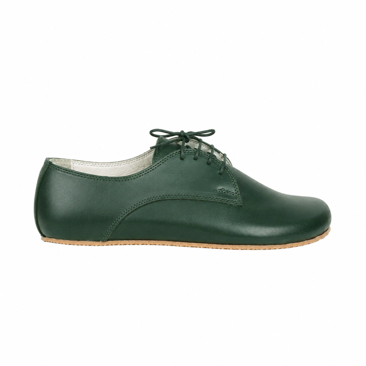 Smooth Barefoot Oxford Shoes – Rubber Sole – Green