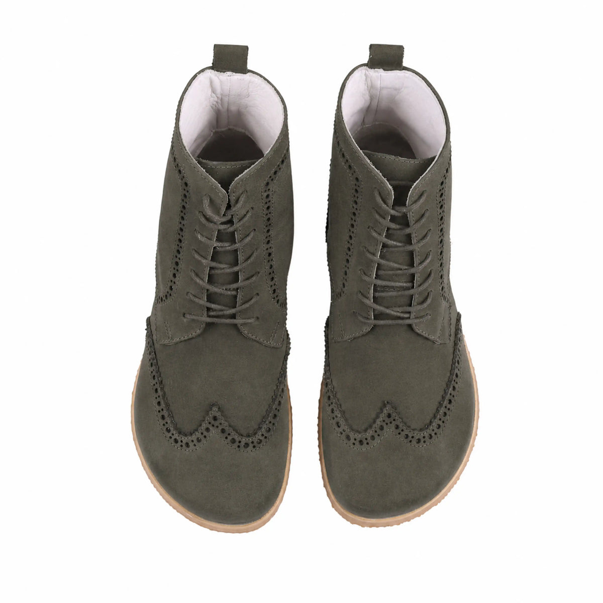 Suede Barefoot Moccasin Boots Shoes – Eva Outsole – Green
