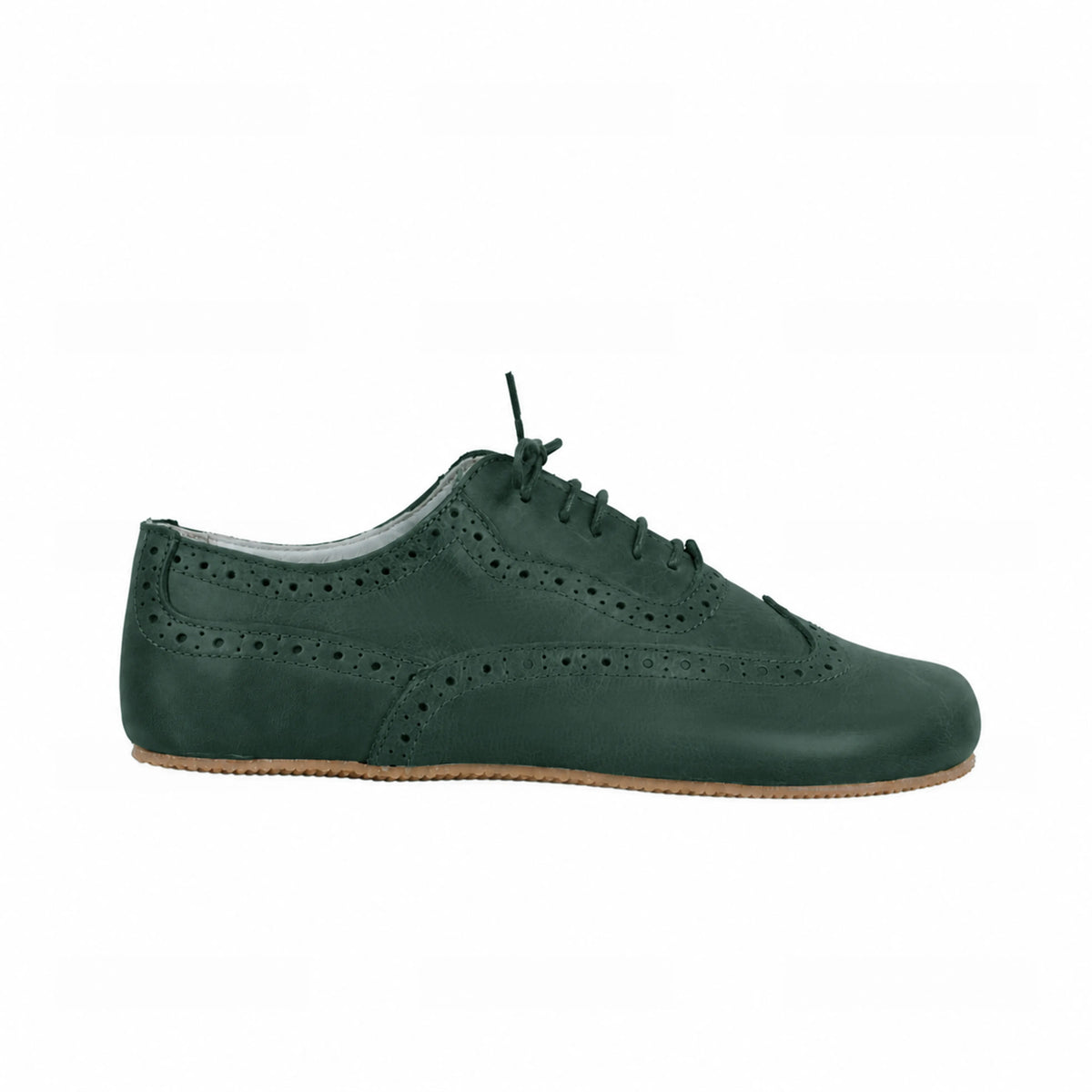 Smooth Barefoot Moccasin Shoes – Rubber Sole – Green
