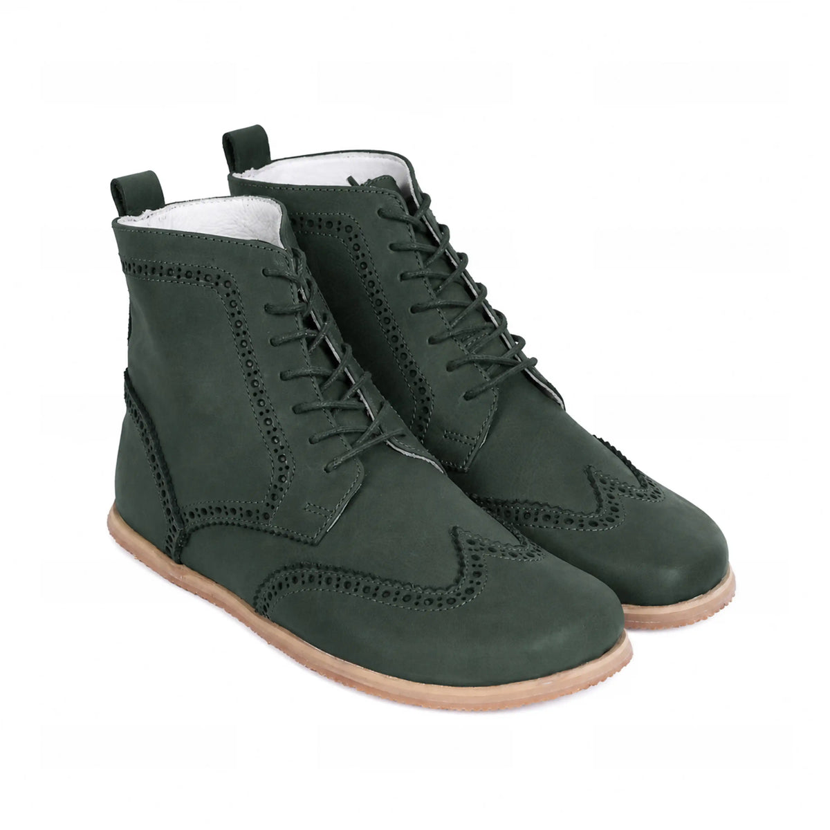 Smooth Barefoot Moccasin Boots Shoes – Eva Outsole – Green