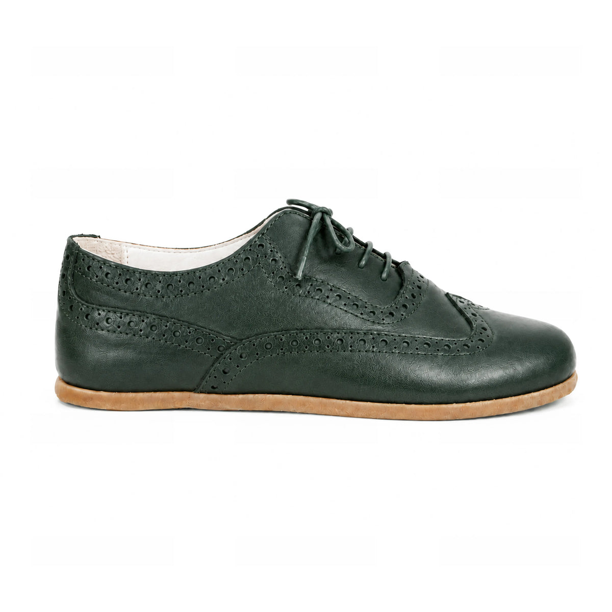 Smooth Barefoot Moccasin Shoes – Classic Sole — Leather Sole – Green